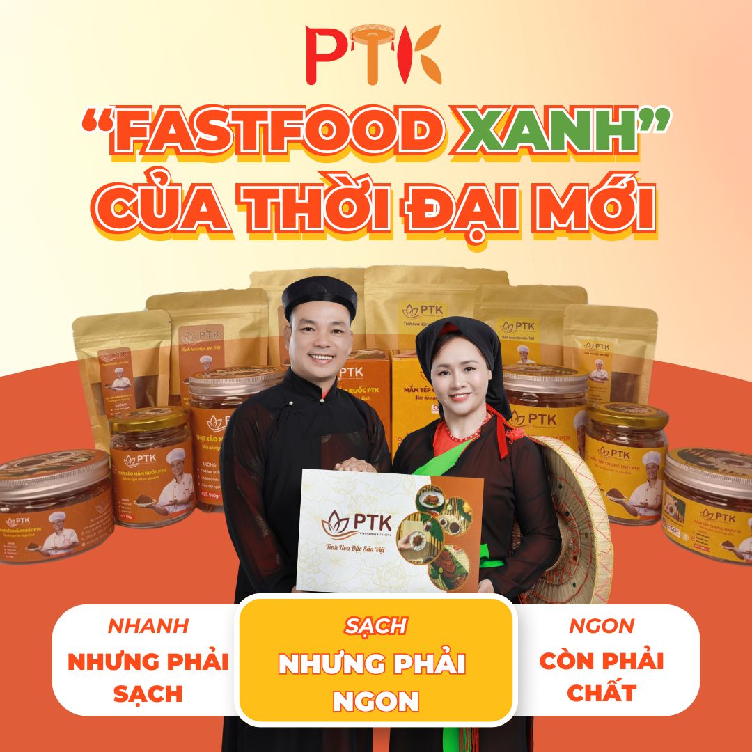 đồ ăn nhanh tử tế thời đại mới - mắm tép chưng thịt PTK - nhanh sạch ngon chất
